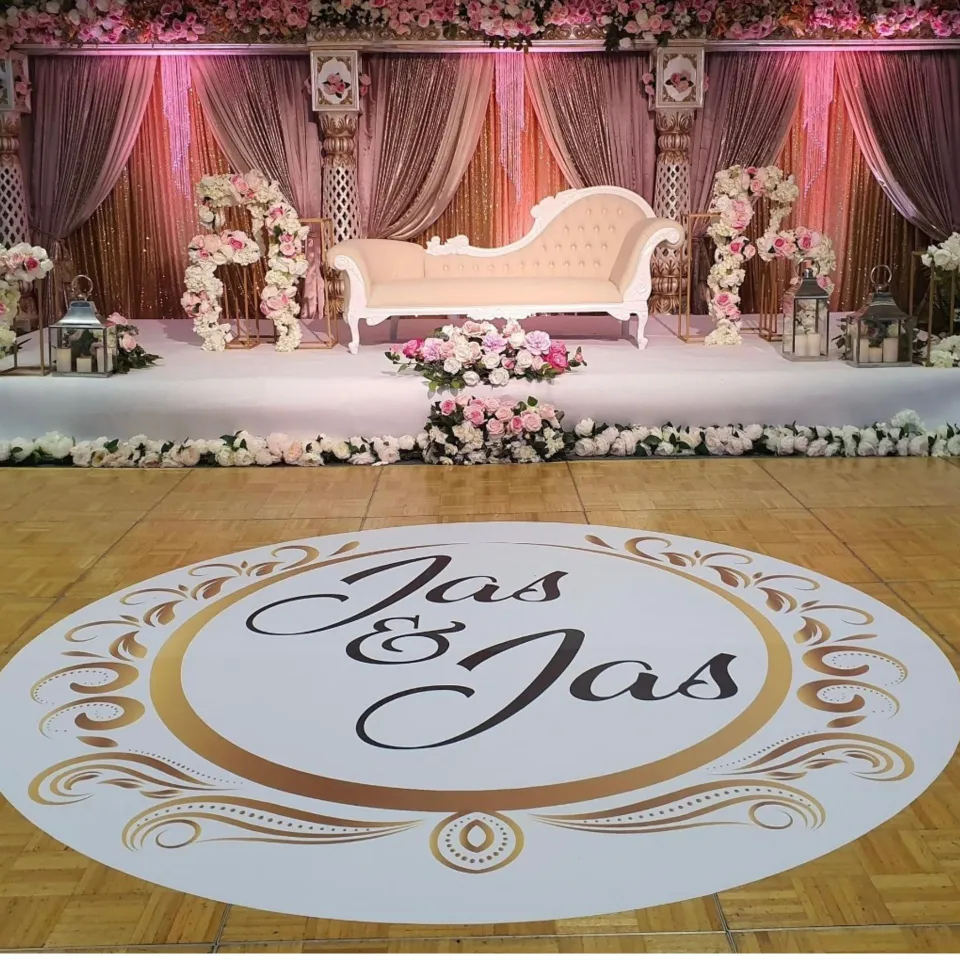 Custom Wedding Dance Floor Decals