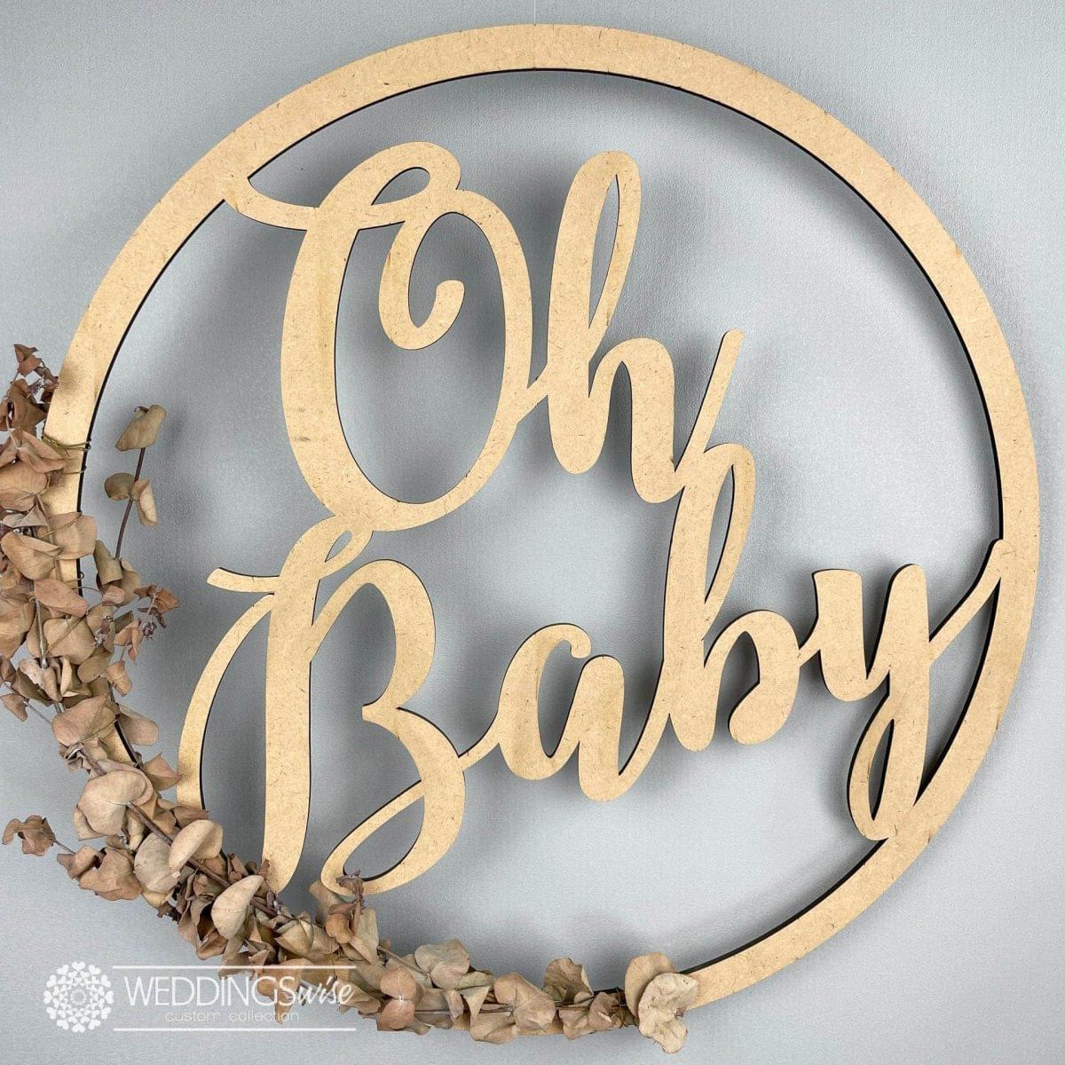 Oh Baby Word Ring
